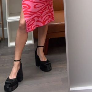 SOLD on Depop Versace like platform heels by Steve Madden